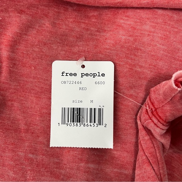 Free People We The Free Cloud 9 Frayed Hem Knit Tee E - Picture 7 of 12